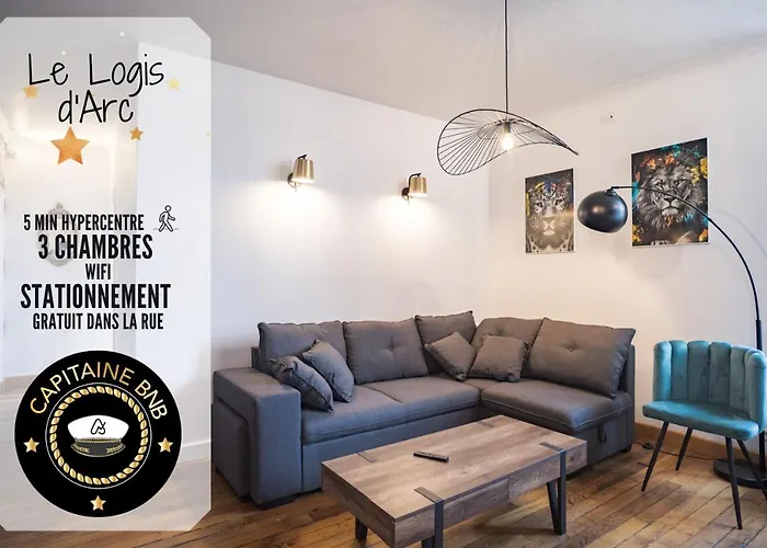 Le Logis De L\'Arc - 5Min Hypercentre - Max 6 Personnes